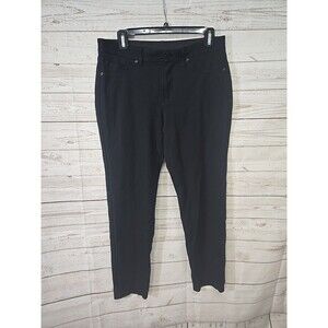 Chico's Women's Size 0.5 (S/6) Short  Black Stretch Dress Pants Elastic‎ Waist